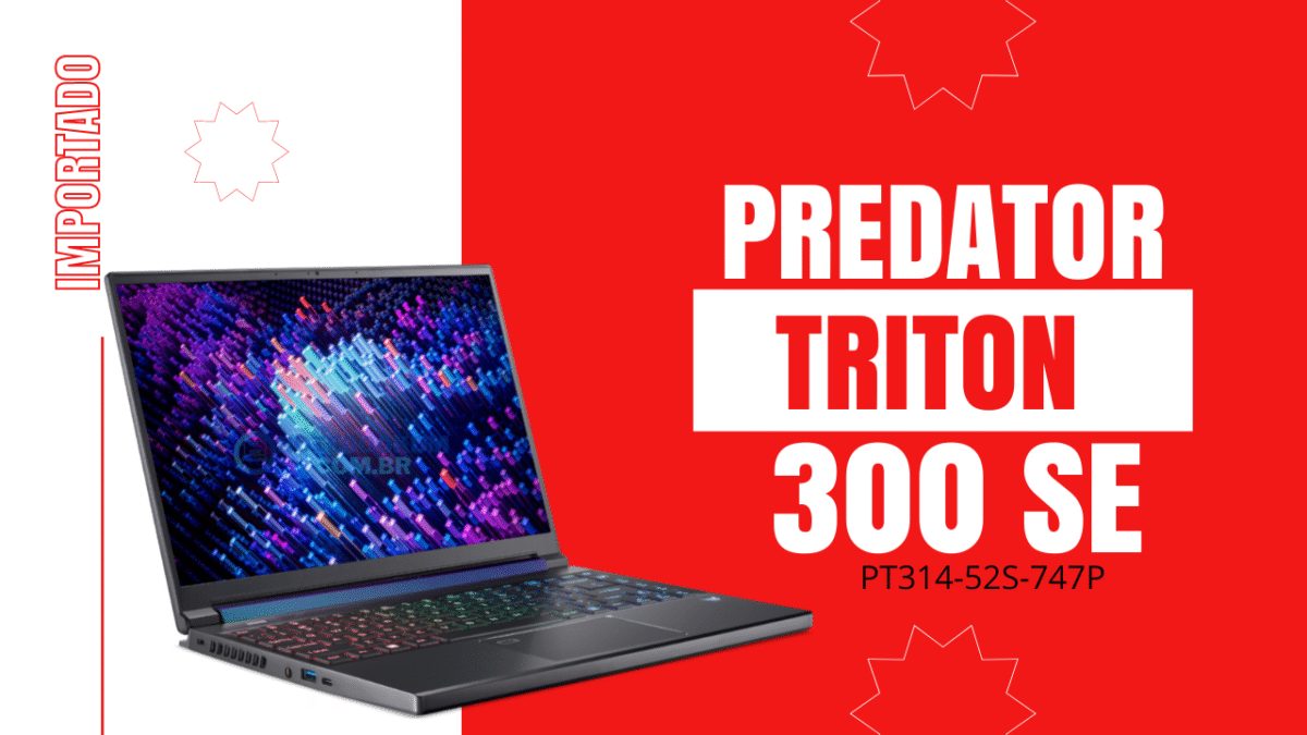 Notebook Acer Predator Triton 300 SE PT314-52s-747P RTX 3060