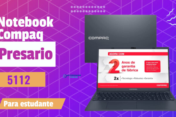 Notebook Compaq Presario 5112 com Snapdragon 7C e 128GB
