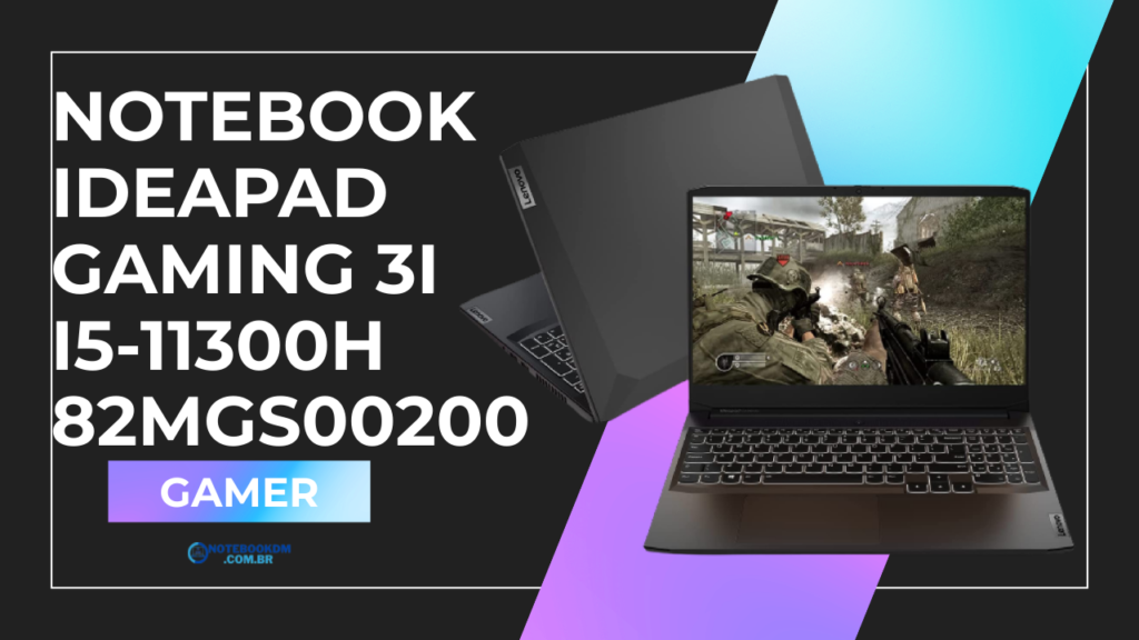 Notebook ideapad Gaming 3i i5-11300H 82MGS00200 GTX 1650 4 GB 8GB 512GB SSD 15.6" FHD WVA Linux 2 coolers e 4 saídas de ar Adicionar