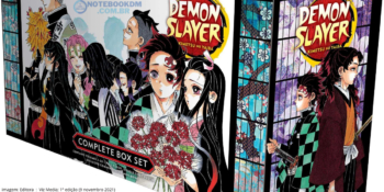 Todos os Mangá de Demon Slayer em box Premium Volumes 1-23