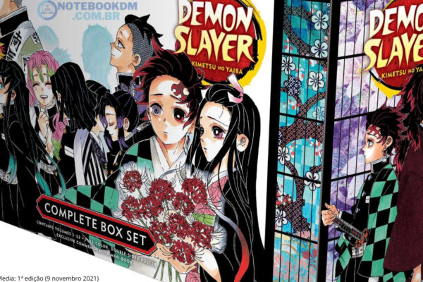 Todos os Mangá de Demon Slayer em box Premium Volumes 1-23
