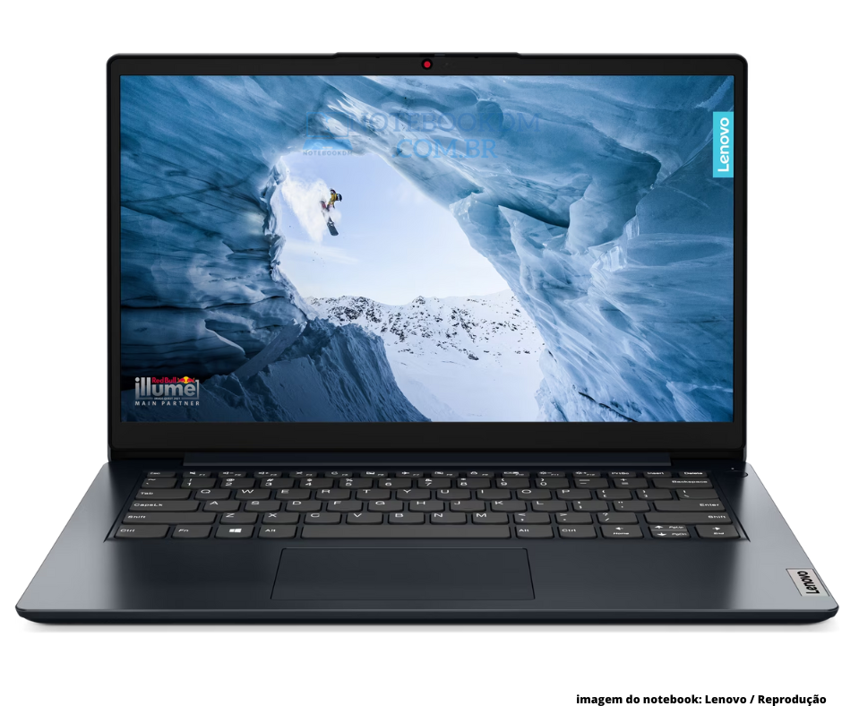 Notebook Lenovo IdeaPad 1i i3-1215U - Modelo 83AF0000BR Abyss Blue