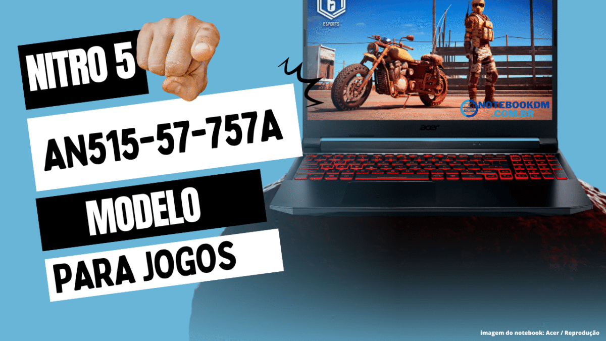 Notebook Gamer Acer Nitro 5 AN515-57-757A Intel Core i7 512 GB