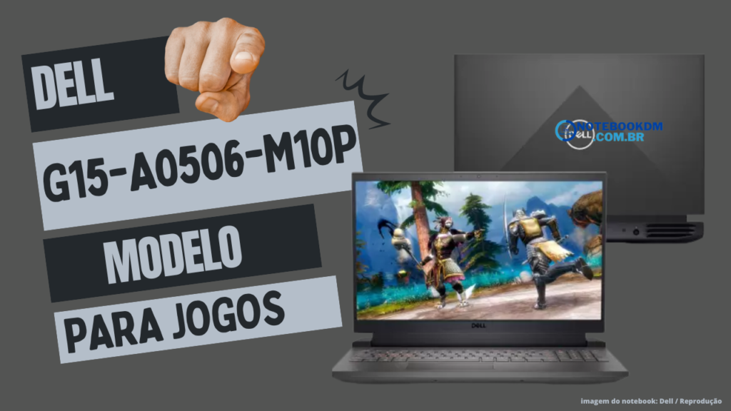 Notebook Gamer Dell G15 AMD Ryzen 5 G15-a0506-A10P 1 Notebook Gamer Dell G15 AMD Ryzen 5 G15-a0506-A10P