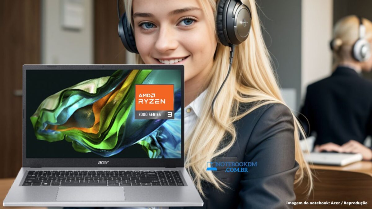 Acer ASPIRE 3 A315-24P-R6J5 Ryzen 3 7320U Memória RAM LPDDR5