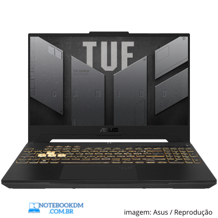 Notebook Gamer Asus TUF Gaming F15 FX507ZC4-HN112: Intel Core i7 12700h RTX 3050 Tela: 15,60" LED backlight VIPS 144Hz anti-glare