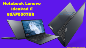 Notebook Lenovo IdeaPad 1i 83AF0007BR i3-1215U 4GB 128GB SSD Windows 11 14" Memória RAM 4GB soldado DDR4-3200 Modelo do Processadori3-1215U