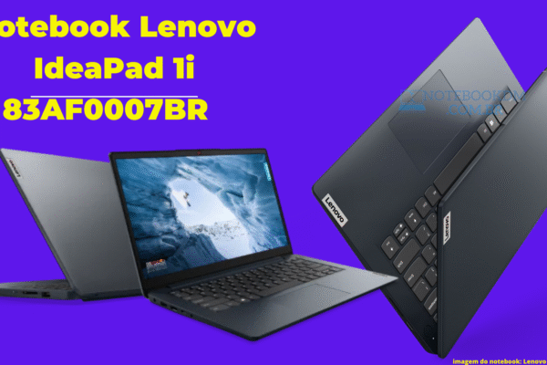 Notebook Lenovo IdeaPad 1i 83AF0007BR i3-1215U 4GB 128GB SSD Windows 11 14" Memória RAM 4GB soldado DDR4-3200 Modelo do Processadori3-1215U