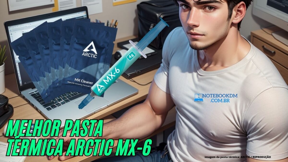 Melhor Pasta Térmica ARCTIC MX-6: Pasta térmica para Notebook com durabilidade de até 8 anos ‎ACTCP00086A Micropartículas de carbono 2023