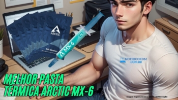 Melhor Pasta Térmica ARCTIC MX-6: Pasta térmica para Notebook com durabilidade de até 8 anos ‎ACTCP00086A Micropartículas de carbono 2023