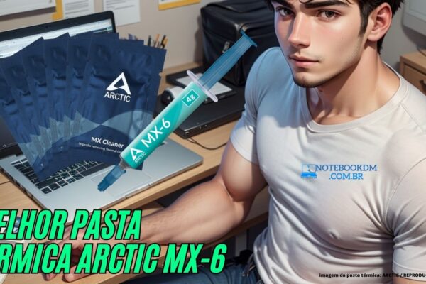 Melhor Pasta Térmica ARCTIC MX-6: Pasta térmica para Notebook com durabilidade de até 8 anos ACTCP00086A Micropartículas de carbono 2023