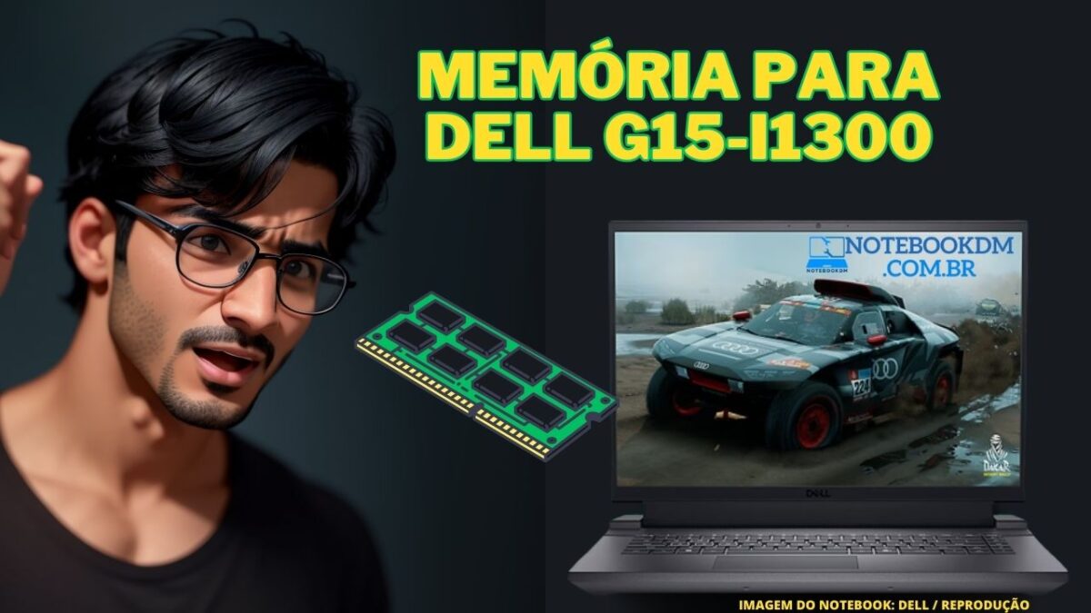 Memória para Dell G15-i1300 DDR5 4800 MHZ - UPGRADE DELL Memória RAM para notebook gamer da Dell G15-I1300 que pode suportar até 32 GB