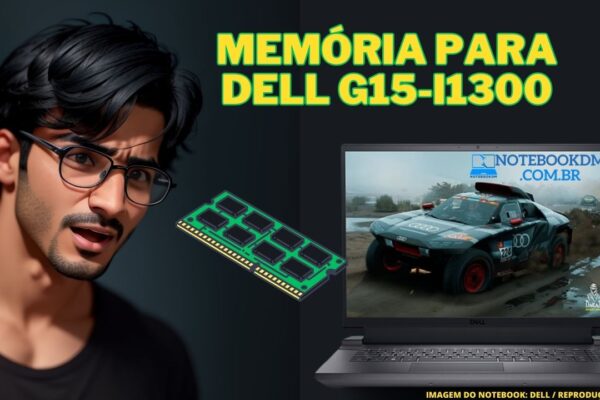 Memória para Dell G15-i1300 DDR5 4800 MHZ - UPGRADE DELL Memória RAM para notebook gamer da Dell G15-I1300 que pode suportar até 32 GB