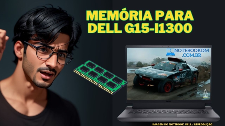 Memória para Dell G15-i1300 1 Memória para Dell G15-i1300 DDR5 4800 MHZ - UPGRADE DELL Memória RAM para notebook gamer da Dell G15-I1300 que pode suportar até 32 GB