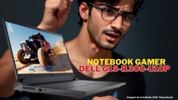 Notebook Gamer Dell G15-i1300-U10P RTX 3050 Intel Core i5
