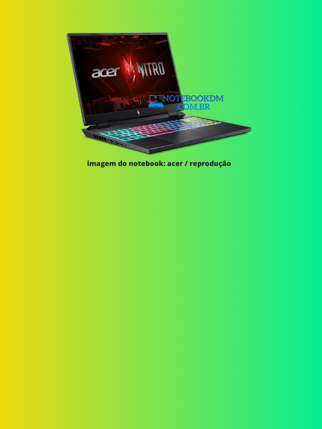 Acer Nitro 5 AN16-51-71WR RTX 4050 Core I7 13° Geração​