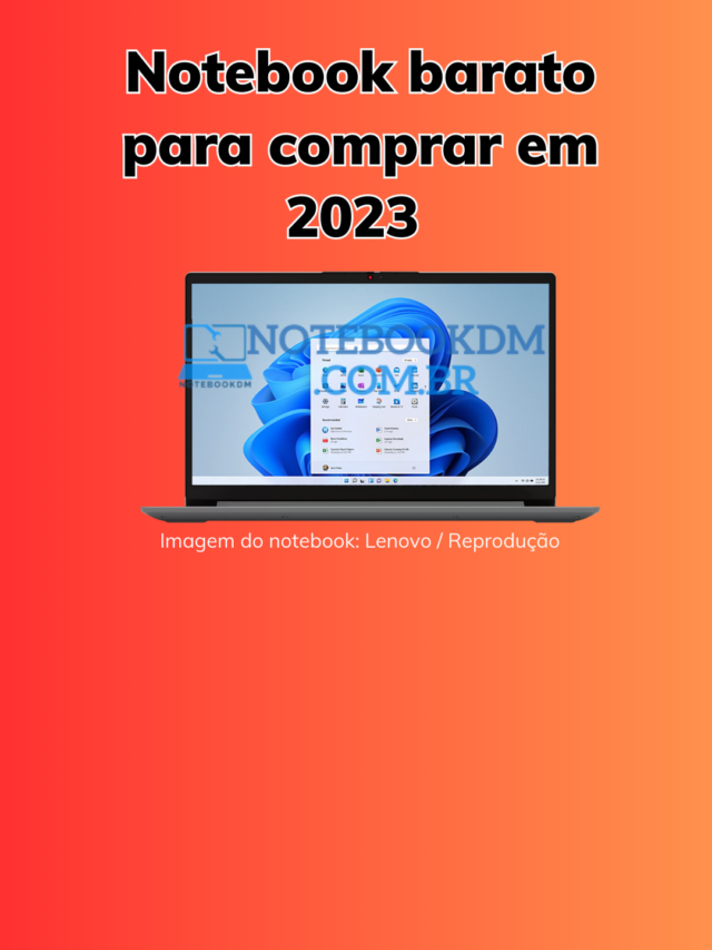 Notebook barato para comprar em 2023 Lenovo ‎‎Ideapad 1 82X5S00100
