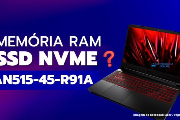 Memória para Acer Notebook Gamer Nitro 5 AN515-45-R91A