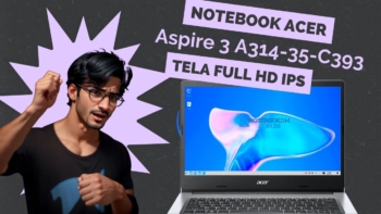 Notebook Acer Aspire 3 A314-35-C393 Celeron N4500 + Tela Full HD IPS 14 POLEGADAS Sistema Operacional Linux Gutta Habilitado para upgrade
