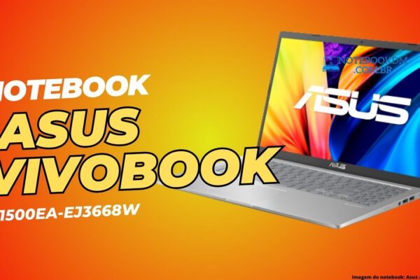 Notebook ASUS VIVOBOOK 15 X1500ea-ej3668w Com Intel Core i5 1135g7, Tela 15,6” FHD, SSD 256 GB, Windows 11 Home e 4 GB RAM O Notebook ASUS VIVOBOOK 15 X1500ea-ej3668w é um excelente intermediário com configuração e belo design. Ele é indicado para trabalhar com aplicativo de escritório, estudar ou para rodar alguns jogos.
