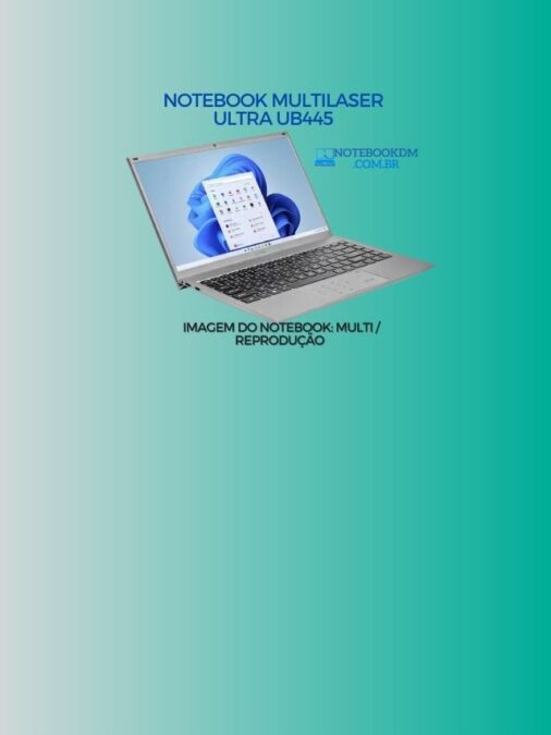 Notebook Multilaser Ultra UB445 Com Intel Core I3 SSD 240GB 8GB e Windows 11