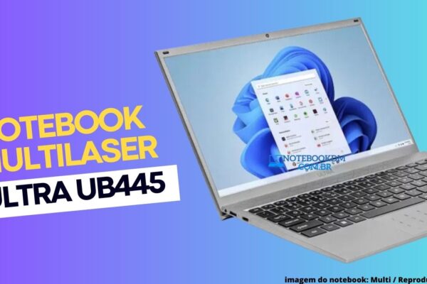 Notebook Multilaser Ultra UB445 Intel Core I3 SSD 240GB 8GB Windows 11
