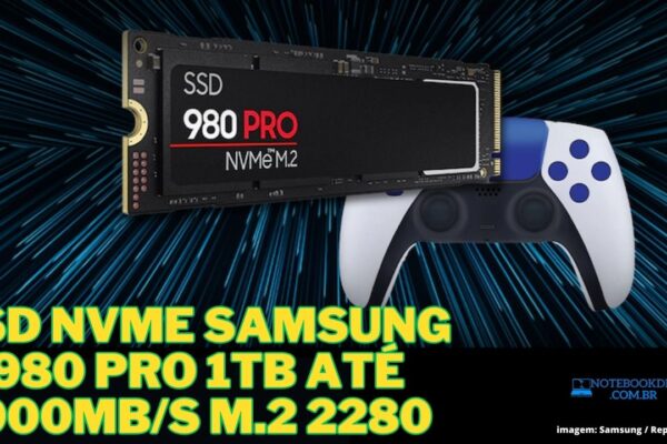 SSD NVME Samsung 980 PRO 1TB até 6900MB/s M.2 2280 Para Notebook ou PC com placa mãe compatível modelo ‎MZ-V8P1T0B/AM ‎0887276404288