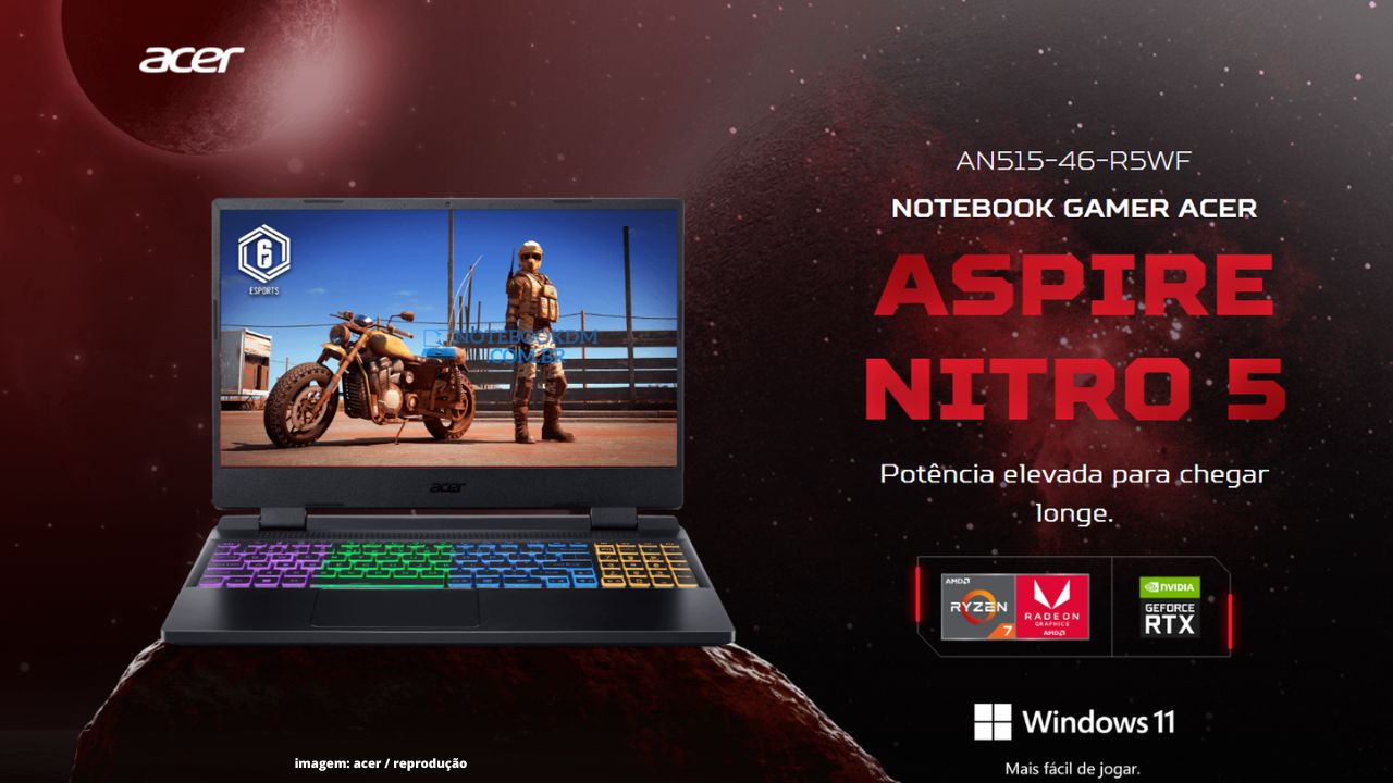Acer Nitro 5 Ryzen 7 RTX 3070 TI AN515-46-R5WF 1 TB SSD