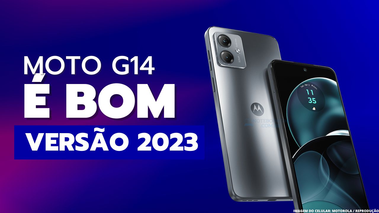 Celular Moto G14 é bom e têm bom custo benefício