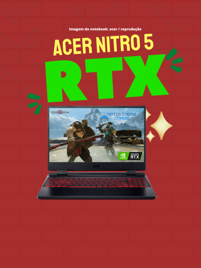 Acer Nitro 5 Ryzen 5 7535hs RTX 3050 8gb SSD 512 GB