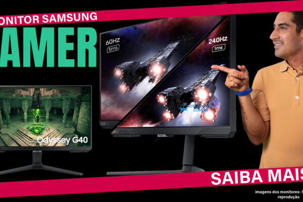 Monitor para jogos de 240hz - SAMSUNG GAMER ODYSSEY G40