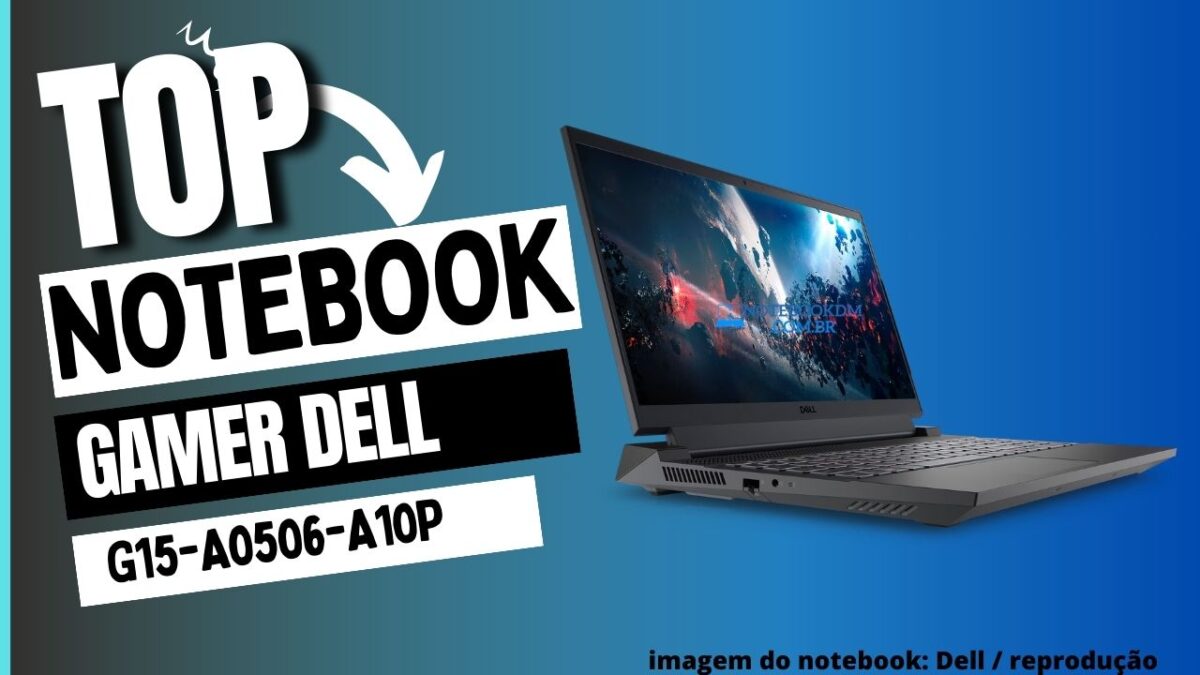 Notebook Gamer Dell G15 AMD Ryzen 5 NVIDIA RTX 3050 4GB Notebook para jogos e trabalhos gráficso com SSD NVME e tela FULL HD 120 HZ 236820200