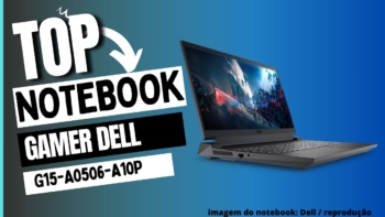 Notebook Gamer Dell G15 AMD Ryzen 5 NVIDIA RTX 3050 4GB Notebook para jogos e trabalhos gráficso com SSD NVME e tela FULL HD 120 HZ 236820200