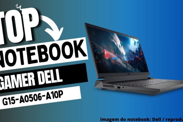 Notebook Gamer Dell G15 AMD Ryzen 5 NVIDIA RTX 3050 4GB Notebook para jogos e trabalhos gráficso com SSD NVME e tela FULL HD 120 HZ 236820200