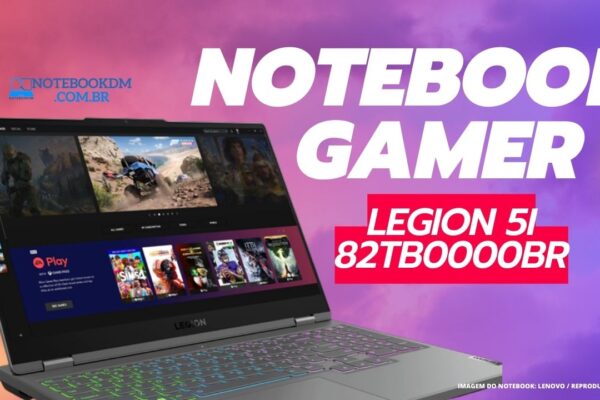 Notebook Gamer Legion 5i 82TB0000BR com NVIDIA RTX 3060
