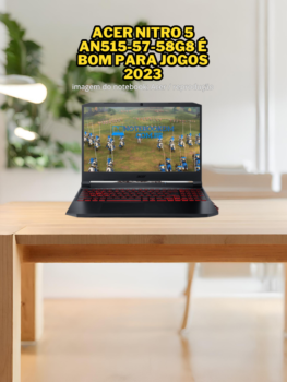 Acer Nitro 5 AN515-57-58G8 é bom para jogos 2023