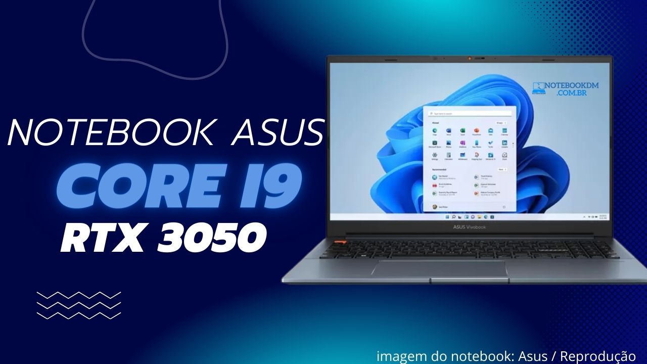 Notebook Asus Vivobook Pro 15 Core i9 RTX 3050 K6502HC-LP095W
