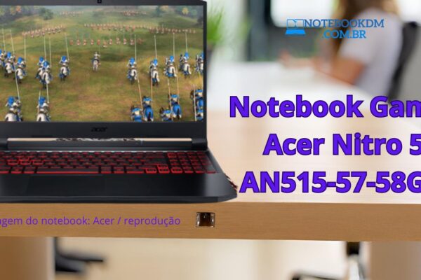 Notebook Gamer Acer Nitro 5 AN515-57-58G8 Tela 144Hz RTX 3050 4GB​