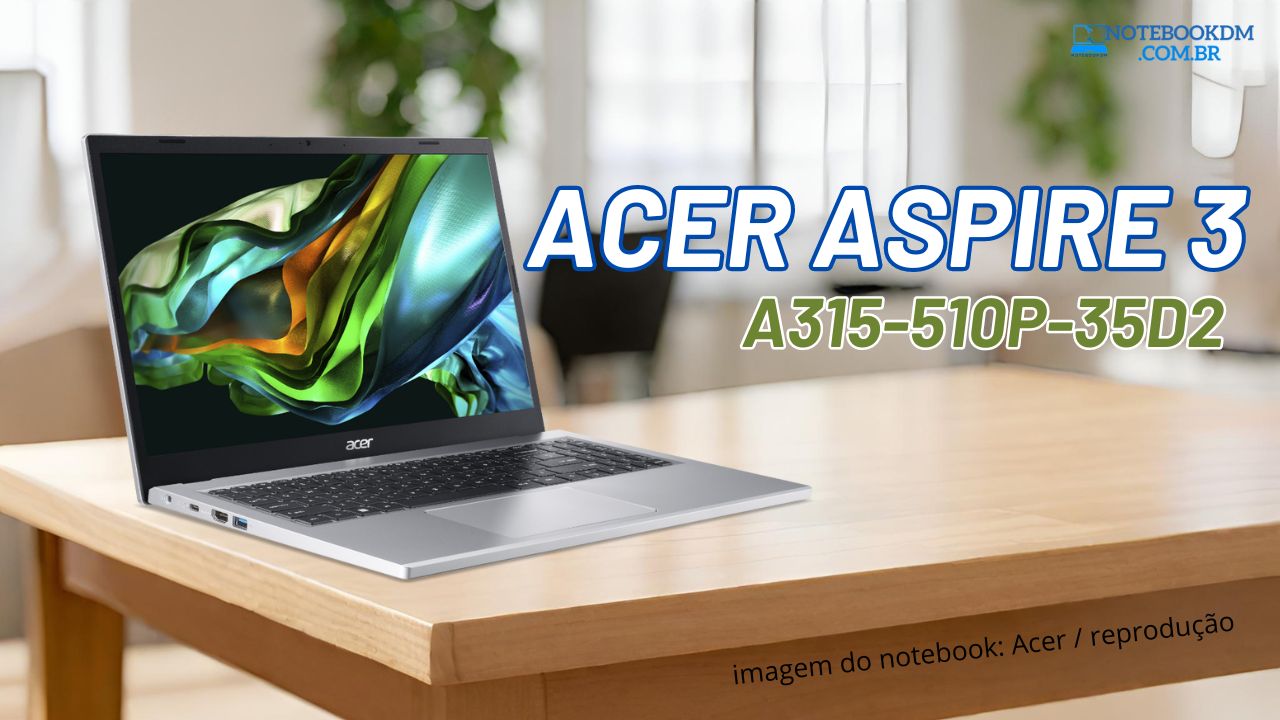 Notebook Acer Aspire 3 A315-510P-35D2 | Intel Core i3 - 8 GB