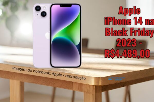Apple iPhone 14 na Black Friday 2023 - R$4.489,00