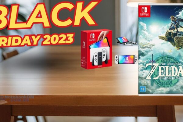 Nintendo Switch OLED na Black Friday 2023 ! Console + The Legend of Zelda - Tears of Kingdom com Desconto de R$217,29