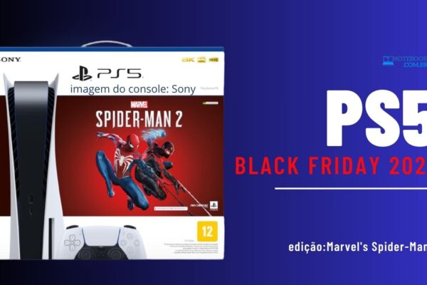 Playstation 5 na Black Friday 2023 - Edição Marvel's Spider-Man 2