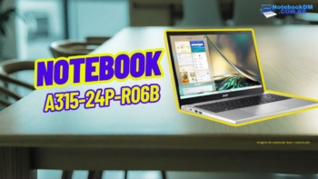 Notebook Acer A315-24P-R06B Ryzen 3-7320U Radeon 610M Modelo com 4 núcleos (8 threads) frequência: até 4.1 ghz + SSD 512 GB
