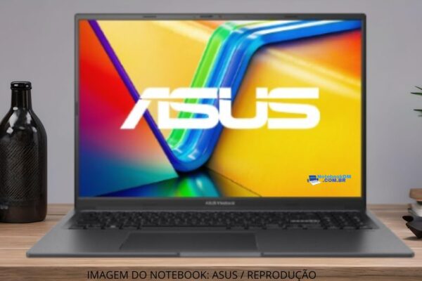 Notebook ASUS Vivobook 16x K3605zf-mb297 RTX 2050 e i5 12450h Tela: 16'' nível IPS 60Hz Memória RAM: 8 GB DDR4 3200 MHz