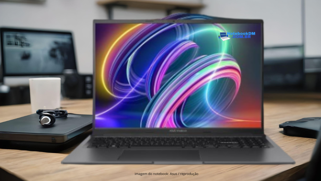 Notebook ASUS Vivobook 16x K3605zf-n1299 - RTX 2050 e i5 12450h - Tela: 16'' IPS 120Hz - Memória RAM: 16 GB DDR4 4800 MHz​