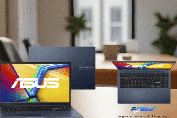 Notebook Asus Vivobook X1502za Ej1756w i5 12450h 512 GB Tela 15,6", FHD (1920 x 1080) Câmera HD 720p Com tampa de privacidade​