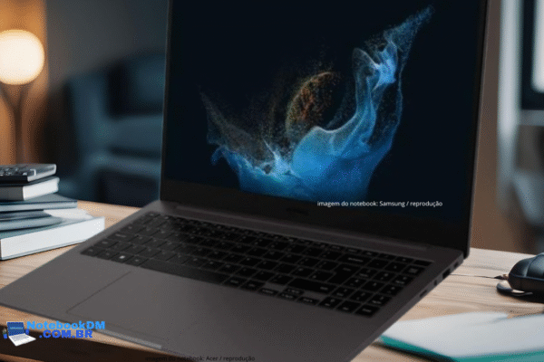Notebook Samsung Galaxy Book2 NP550XED-KS1BR: i7-1255U 15.6'' Full HD 