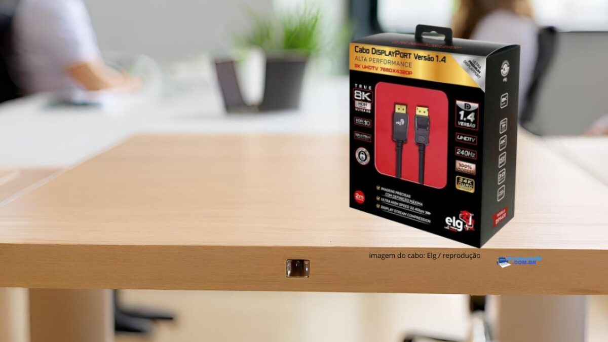 Cabo DisplayPort 240hz ou 60 hz em 8K