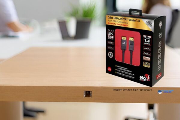 Cabo DisplayPort 240hz ou 60 hz em 8K