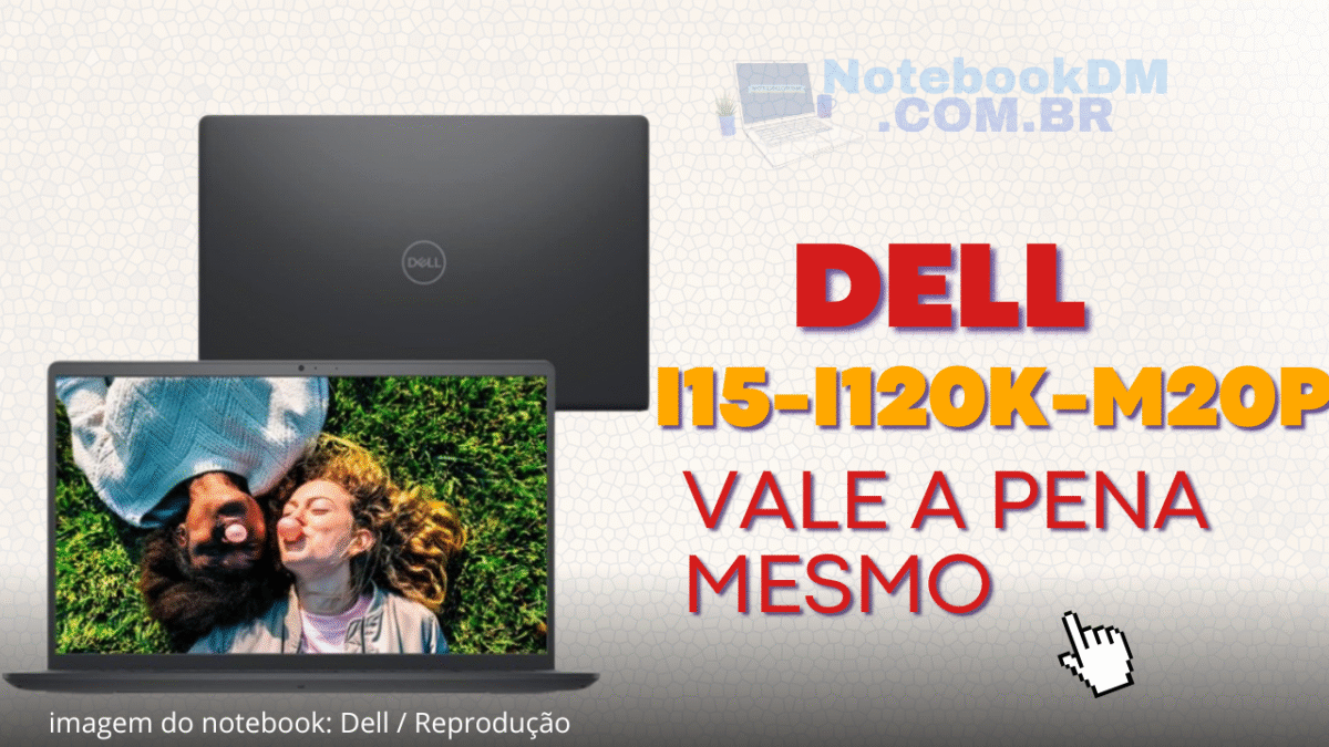 Notebook Dell Inspiron I15-I120K-M20P Tela de 120 hz I5 12ª Geração